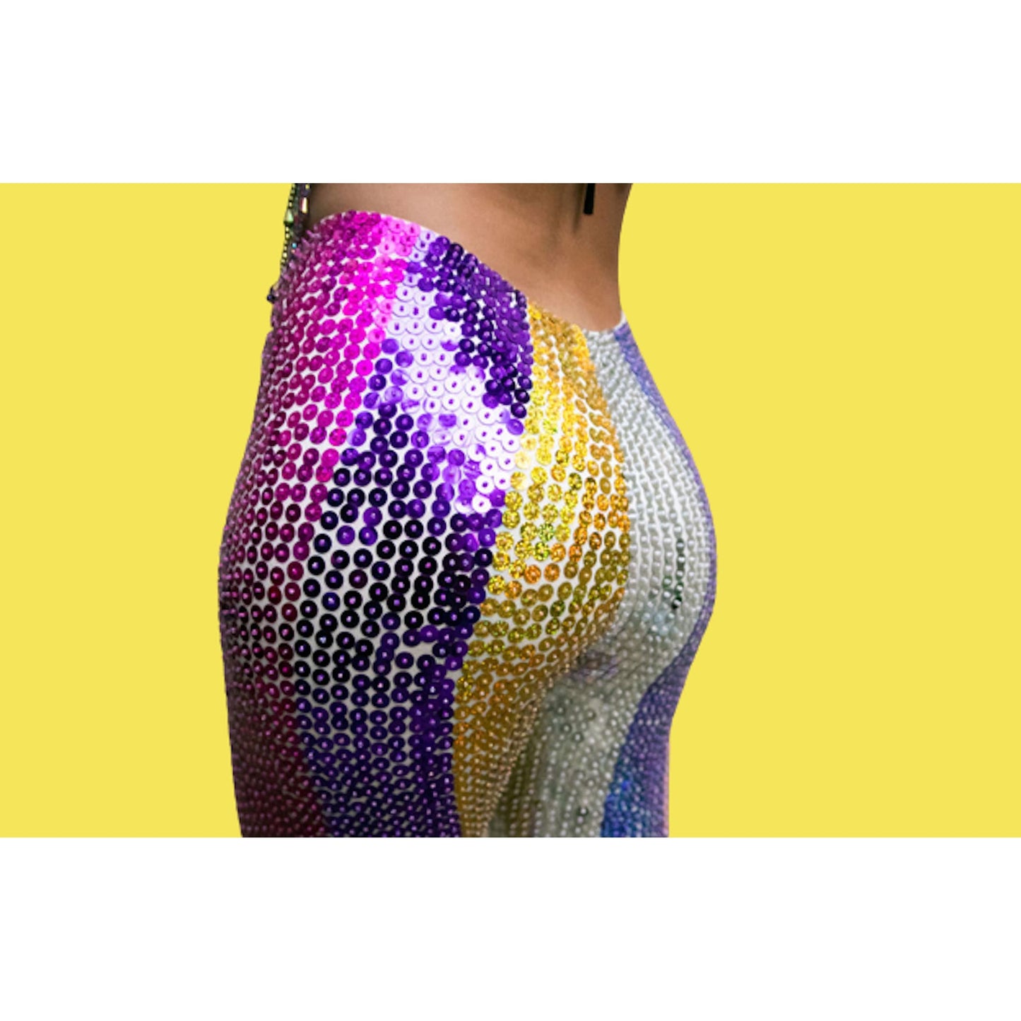 Candy Colour Sequin Leggings