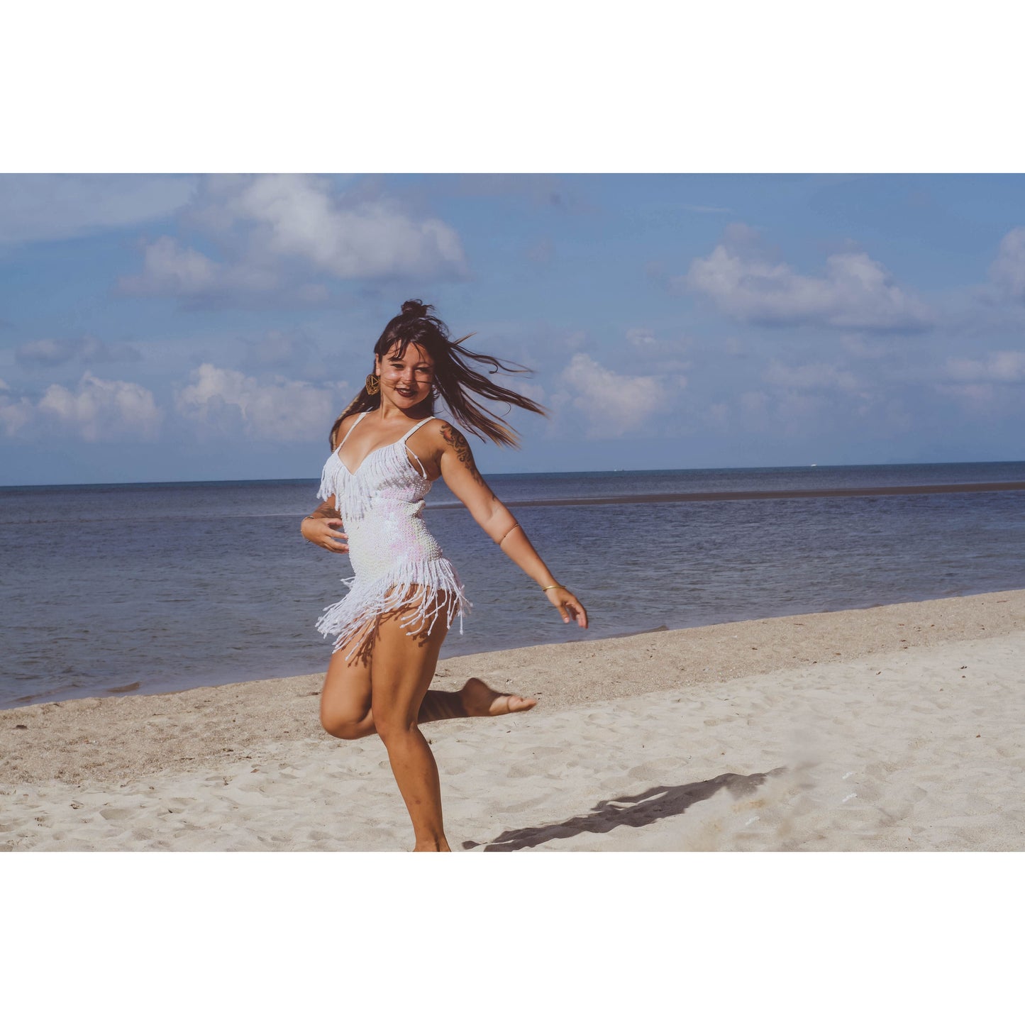 Creamy Booty Sequin Bodysuit
