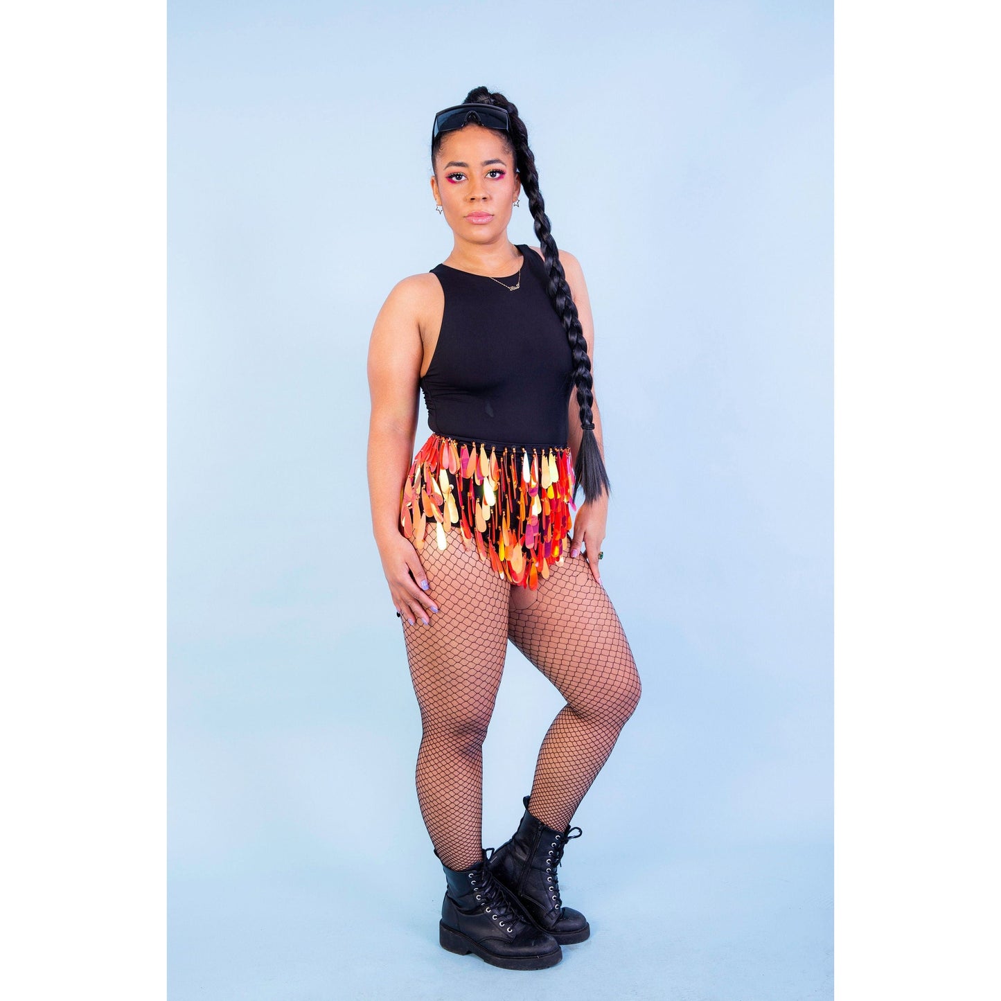 Mirrorball Droplet Sequin Shorts