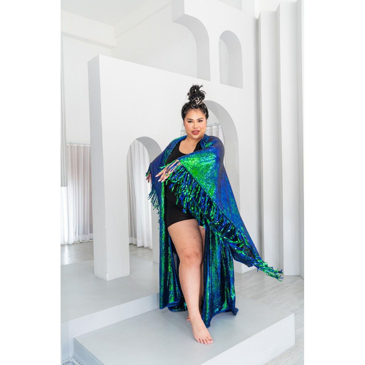 Long Sequin Kimono | Mermaid | Lady Jane Sequins Long Sequin Kimono | Mermaid | Lady Jane Sequins