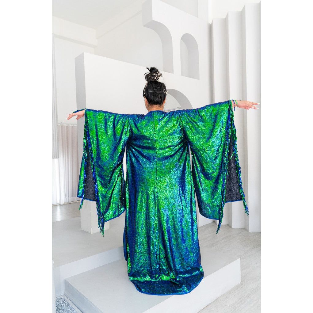 Long Sequin Kimono | Mermaid | Lady Jane Sequins Long Sequin Kimono | Mermaid | Lady Jane Sequins