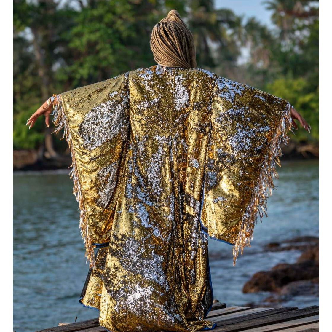 Long Sequin Kimono | Mirrorball | Lady Jane Sequins Long Sequin Kimono | Mirrorball | Lady Jane Sequins