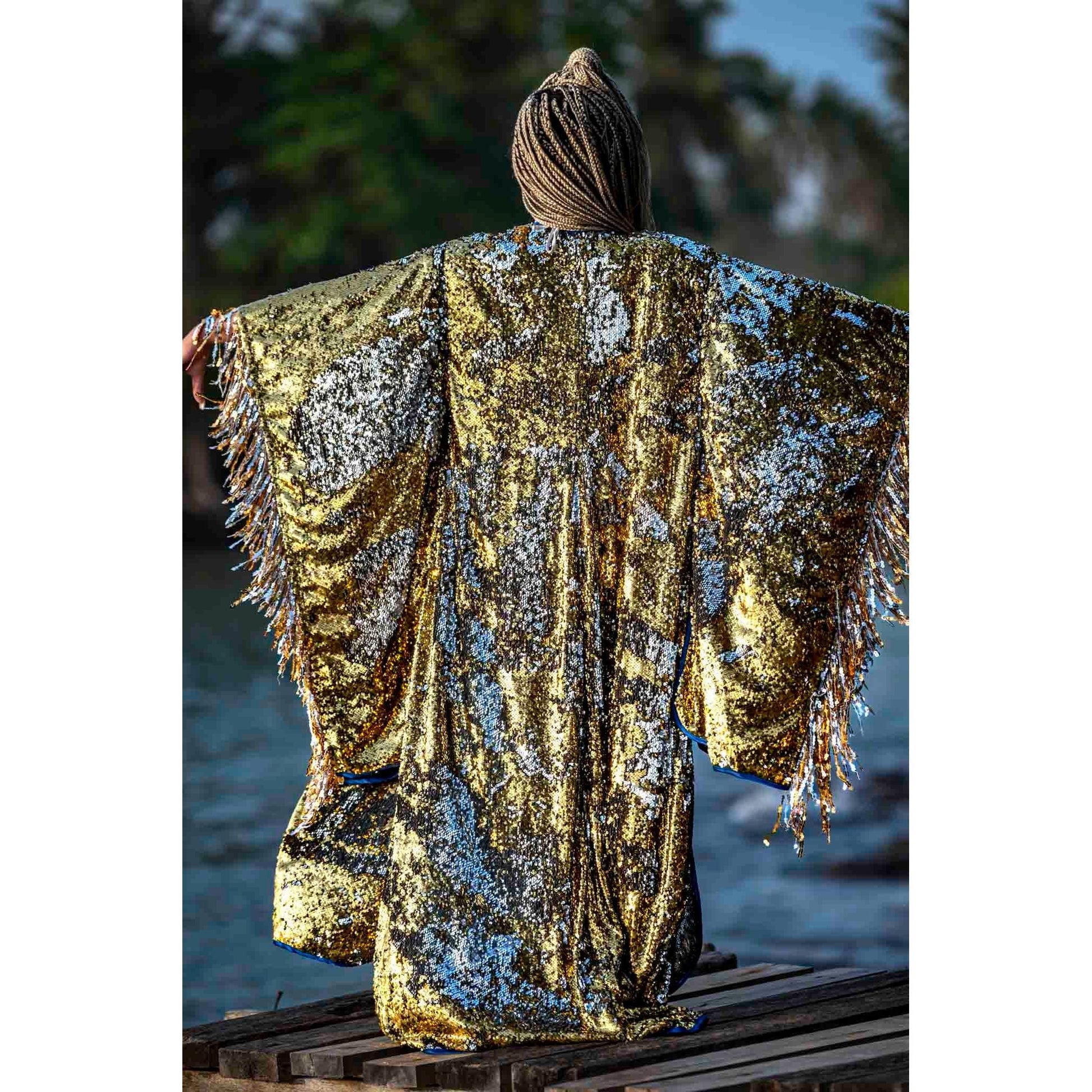 Long Sequin Kimono | Mirrorball Long Sequin Kimono | Mirrorball