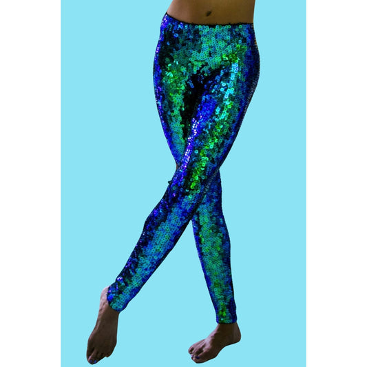 Purple Mermaid Sequins - Legging & Capri – Butterfly Gals
