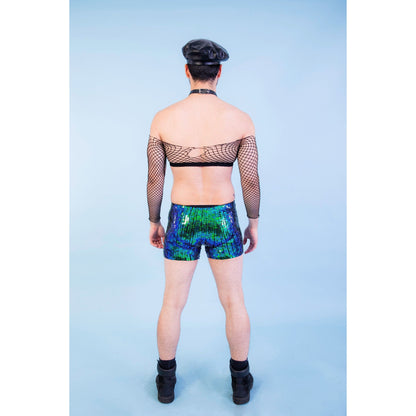 Mermaid Unisex Sequin Shorts