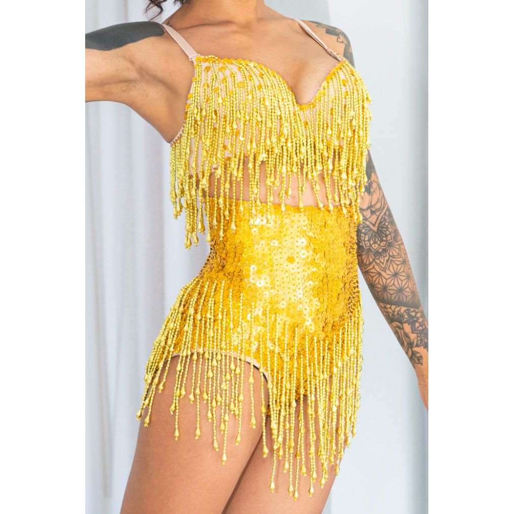 Sequin Shorts | Gold | Lady Jane Sequins Sequin Shorts | Gold | Lady Jane Sequins